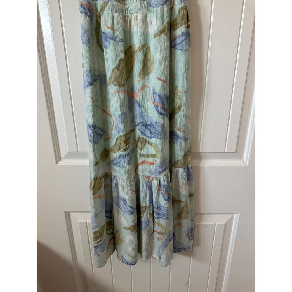 Abercrombie & Fitch Floral Midi Dress Button Front Casual Summer XXS Petite - Picture 3 of 11